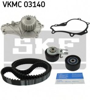 Комплект ременя ГРМ + помпа SKF VKMC 03140