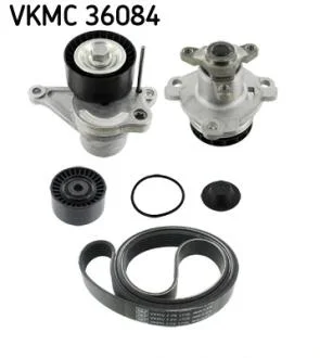 Роликовий модуль натягувача ременя (ролик, ремінь, помпа) SKF VKMC 36084