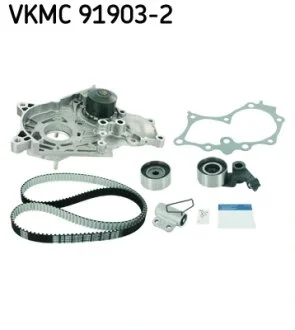 Роликовий модуль натягувача ременя (ролик, ремінь, помпа) SKF VKMC 91903-2