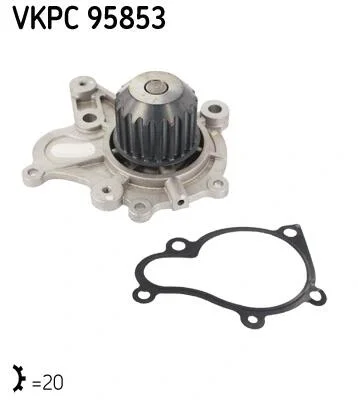 Насос охолоджуючої рідини (Вир-во) SKF VKPC 95853 (фото 1)