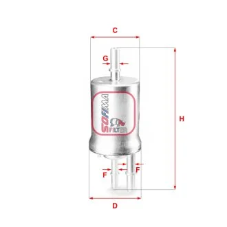 Фільтр паливний SOFIMA S 1855 B