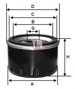 Фільтр масляний SOFIMA S 8540 R (фото 1)