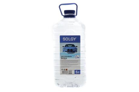 Дистильована вода, ТМ, 5л SOLGY 502002