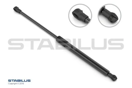 Амортизатор (упор газовий) кришки багажника F=350N STABILUS 0681VK