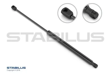 Амортизатор багажника газовий Stabilus (F=330N, L=49.5см) STABILUS 0746VC