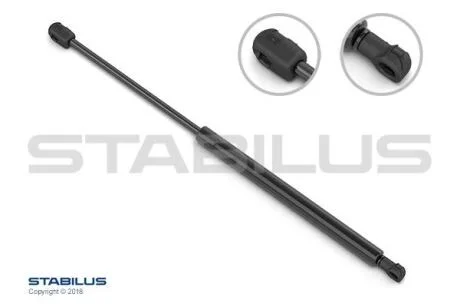 Амортизатор багажника газовый Stabilus (F=720N, L=28.4см) STABILUS 0772VE