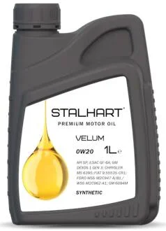 Олива моторна VELUM 0W-20 1л STALHART 745221