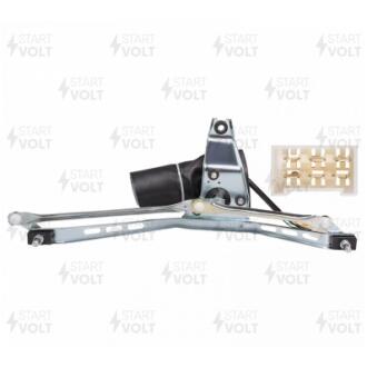 Склоочисник 2108-099/2113-15 у зборі (трапеція+мотор) (D=10мм) StartVOLT СтартВОЛЬТ VWA01015