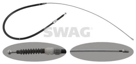Трос ручного гальма SWAG 30948306