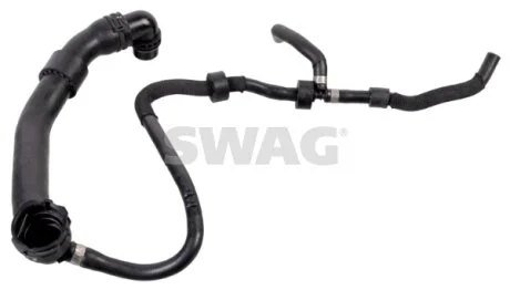 Патрубок системи охолодження гумовий з фітингами SWAG 33103121