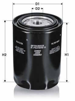 Фільтр масла (h=115mm) Audi 100 2,0TD/2,4D 8/89- TECNECO OL299