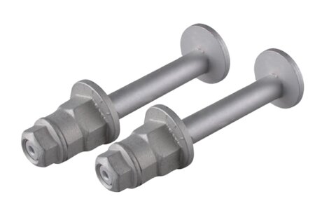 Комплект болтів з шестигранною головкою з чорного металу в наборі з гайками TEDGUM TED42895