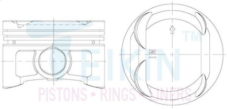 Поршень TEIKIN 38153050