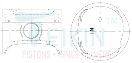 Поршень TEIKIN 38159050