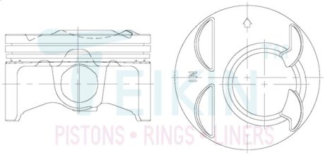 Поршень TEIKIN 38185STD