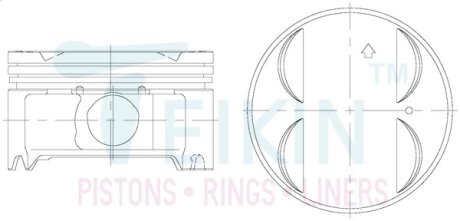 Поршень TEIKIN 38192050