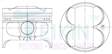 Поршень TEIKIN 38606050