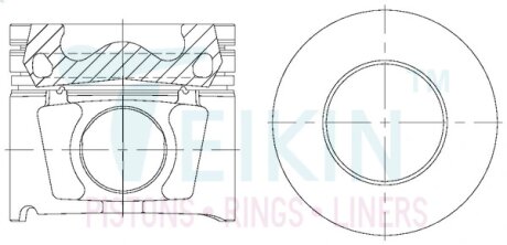 Поршень TEIKIN 42212AGSTD