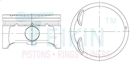 Поршень TEIKIN 42216100