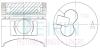 Поршень ДВЗ 0.5 (4шт.+пальцы) Hyundai H-1 (04-), Mitsubishi Pajero (4D56-T LATE/D4BH TCI) 2.5 TEIKIN 43242AG-050 (фото 1)