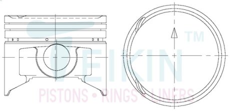 Поршень TEIKIN 43279050