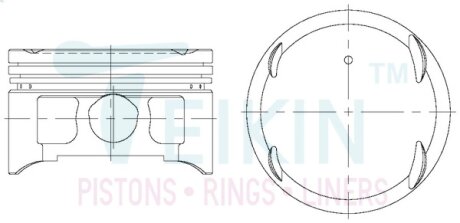 Поршень TEIKIN 43281100