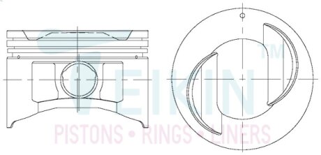 Поршень TEIKIN 44274050