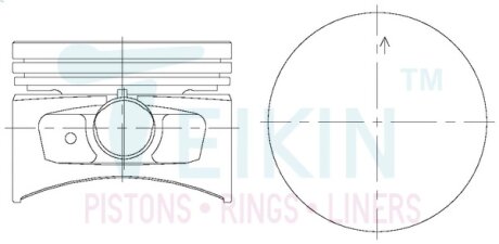 Поршень TEIKIN 44327050