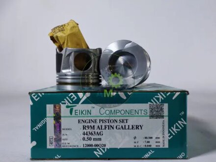 Поршні з пальцем (к-кт на мотор) Nissan 1.6 dCi R9M,Trafic, Vivaro, TEIKIN 44363AG050