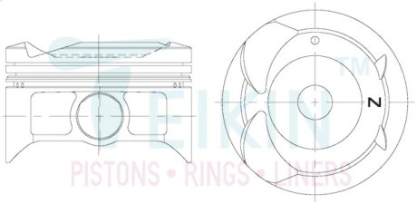 Поршень TEIKIN 46332050