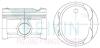 Поршень ДВС 0.5 (4шт.+пальцы) Toyota (1AZFE) RAV4, Avensis, Camry (01-) 2.0 DOHC 16V TEIKIN 46353-050 (фото 1)