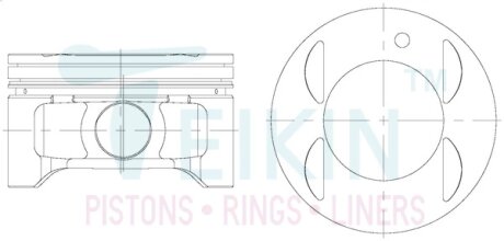 Поршень TEIKIN 46357050