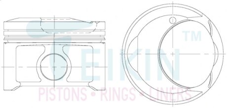 Поршень TEIKIN 46365STD