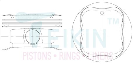 Поршень TEIKIN 46368STD