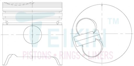 Поршень TEIKIN 46626100
