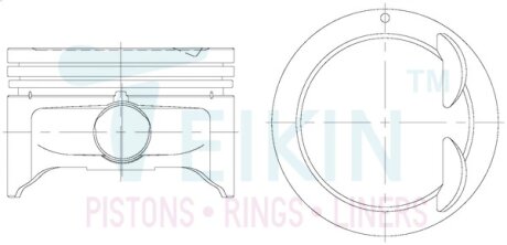 Поршень TEIKIN 51115050