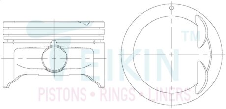 Поршень TEIKIN 51121050