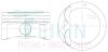 Поршень 0.5 Hyundai/KIA 16L G4FC (GAMMA) TEIKIN 51136-050 (фото 1)