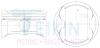 Поршень STD Sonata/IX35/TCS 23410-2G000 (G4KD) TEIKIN 51144STD (фото 1)