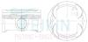 Поршень STD ELANTRA 11-/ Soul/ i40 11- TEIKIN 51146-STD (фото 1)