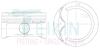 Поршень STD Hyundai/KIA 1.4L G4FA TEIKIN 51149-STD (фото 1)