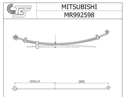 Автозапчастина Tes MR9925980019 Z/T