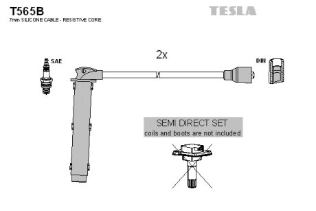 Високовольтні провода TESLA T565B