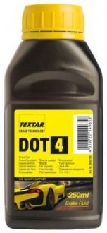 Гальмівна рідина DOT4 1/4L TEXTAR 95002100