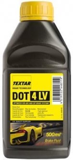 Гальмівна рідина DOT4 LV 1/2L TEXTAR 95006100