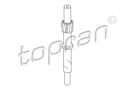 Трос спідометра TOPRAN / HANS PRIES 107401