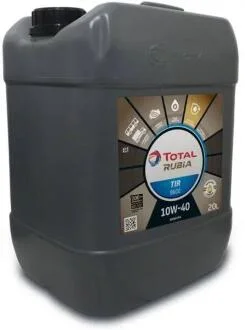 Олива моторна RUBIA TIR 8600 10W-40 20л TOTAL 110801