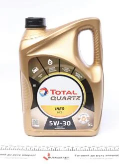 Масло 5W30 QUARTZ INEO MC3 5L TOTAL 213698