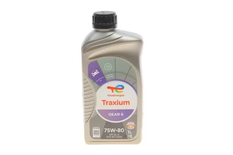 Масло трансмиссионное 75W80 TRAXIUM GEAR 8 Api GL-4 1 л TOTAL 214082