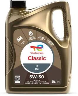 Моторна олива Classic 9 C4 5W-30, 5л TOTAL 214131